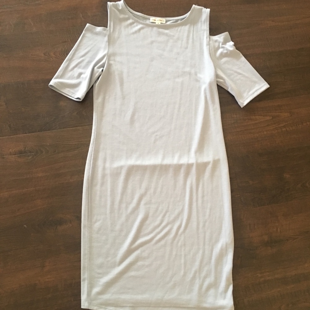 Baby Blue cutout dress!